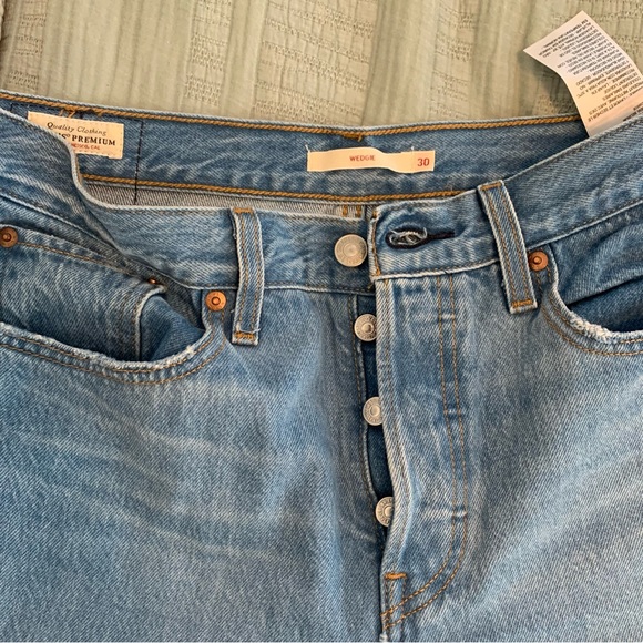 Pilcro Raw Hem Jeans - Picture 4 of 4